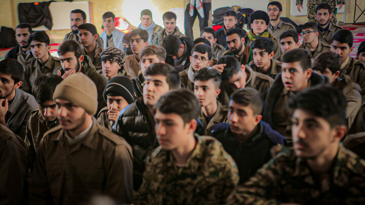 تصاویر/رزمایش میدانی گردان بیت‌المقدس بسیج طلاب همدان