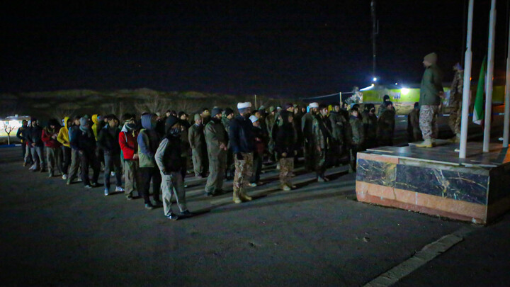 تصاویر/رزمایش میدانی گردان بیت‌المقدس بسیج طلاب همدان