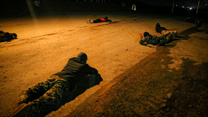 تصاویر/رزمایش میدانی گردان بیت‌المقدس بسیج طلاب همدان