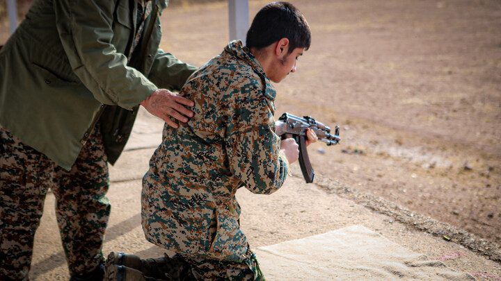 تصاویر/رزمایش میدانی گردان بیت‌المقدس بسیج طلاب همدان