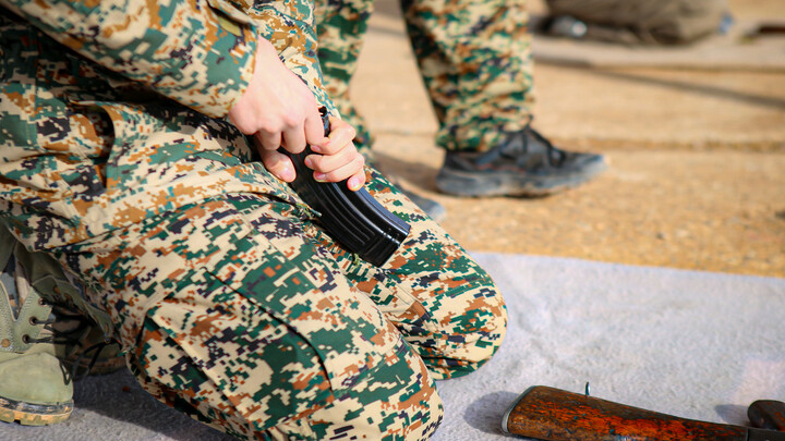 تصاویر/رزمایش میدانی گردان بیت‌المقدس بسیج طلاب همدان