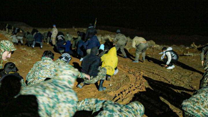 تصاویر/رزمایش میدانی گردان بیت‌المقدس بسیج طلاب همدان