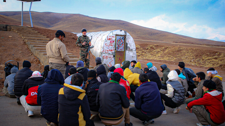 تصاویر/رزمایش میدانی گردان بیت‌المقدس بسیج طلاب همدان