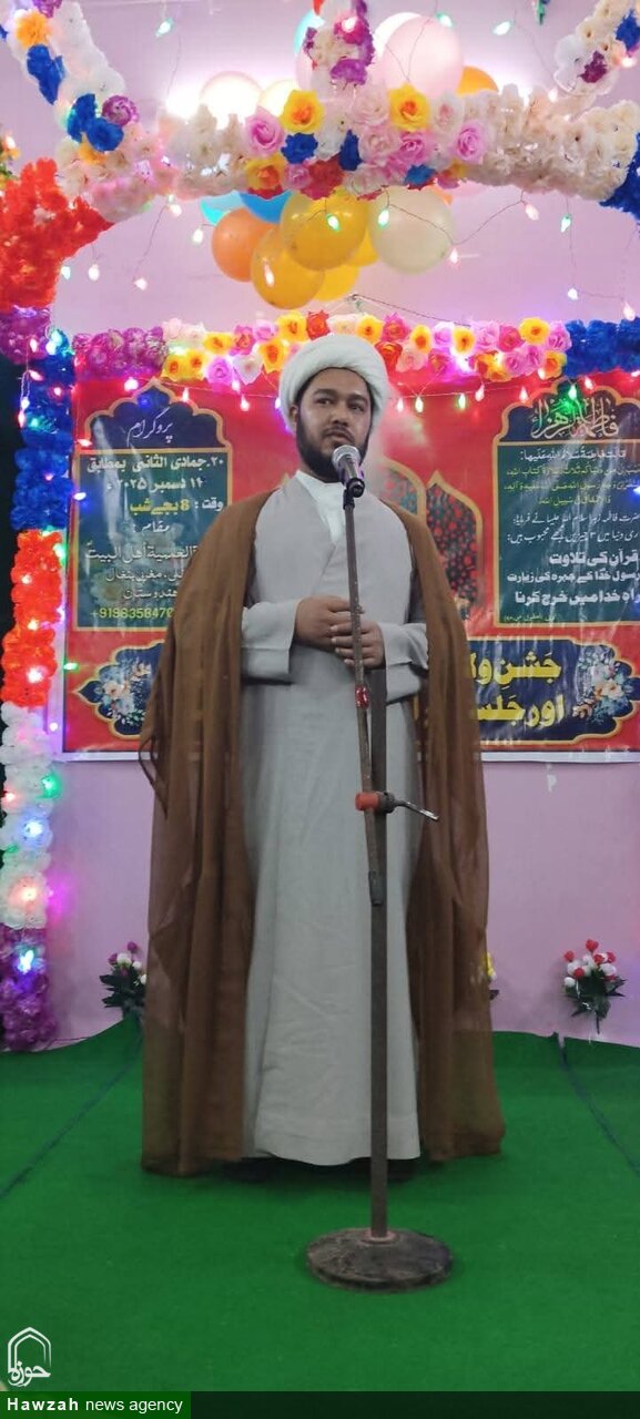 برگزاری محفل میلاد حضرت فاطمه زهرا(سلام الله علیها) در حوزه علمیه اهلبیت(ع) هند