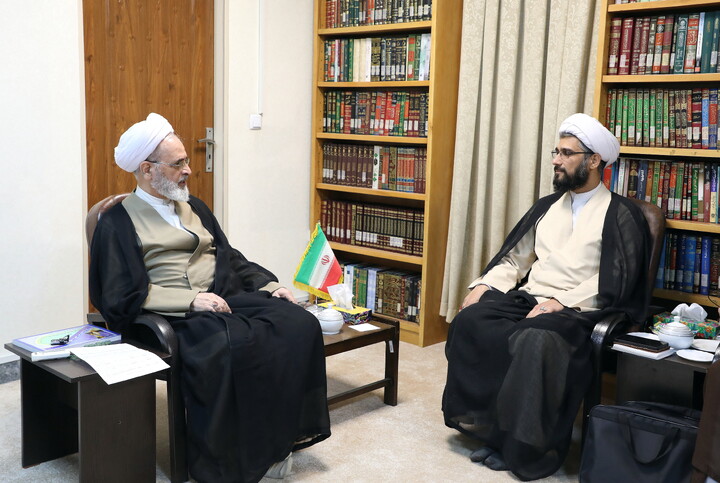 تصاویر/ دیدار مدیر حوزه علمیه استان گلستان با آیت الله اعرافی