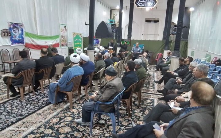 تصاویر/دومین اجتماع ارکان مساجد شهر نوش آباد