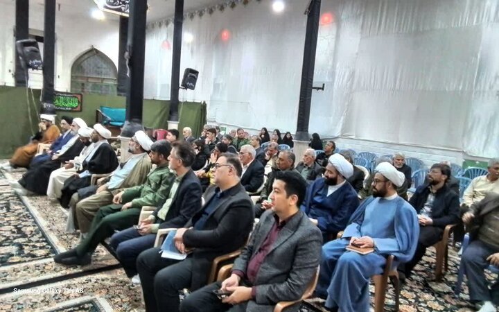 تصاویر/دومین اجتماع ارکان مساجد شهر نوش آباد