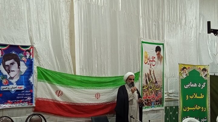 تصاویر/دومین اجتماع ارکان مساجد شهر نوش آباد