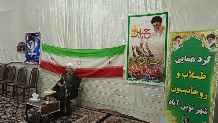 تصاویر/دومین اجتماع ارکان مساجد شهر نوش آباد