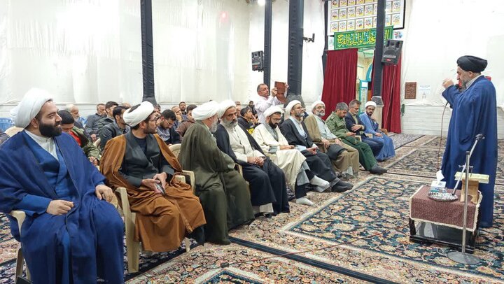 تصاویر/دومین اجتماع ارکان مساجد شهر نوش آباد