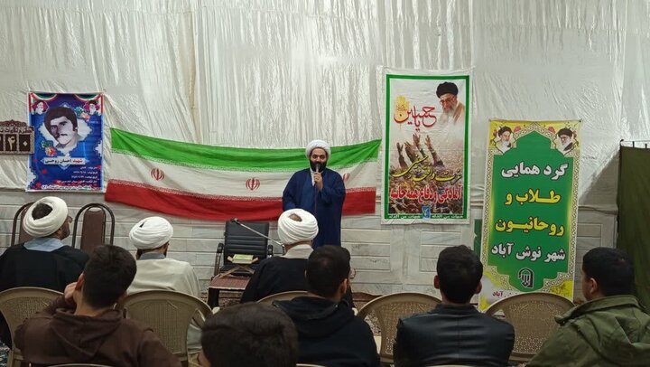 تصاویر/دومین اجتماع ارکان مساجد شهر نوش آباد