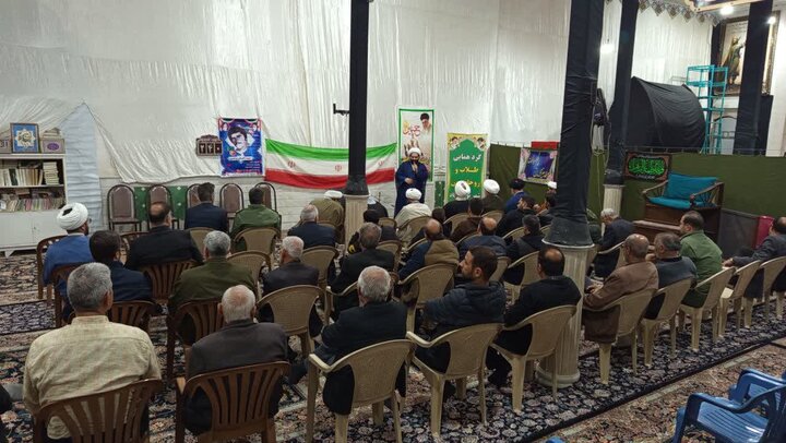 تصاویر/دومین اجتماع ارکان مساجد شهر نوش آباد