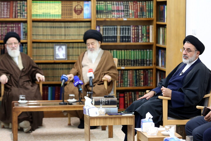 تصاویر/ نشست خبری بزرگداشت مرحوم آیت‌الله‌العظمی گلپایگانی(ره)