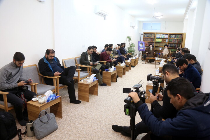 تصاویر/ نشست خبری بزرگداشت مرحوم آیت‌الله‌العظمی گلپایگانی(ره)