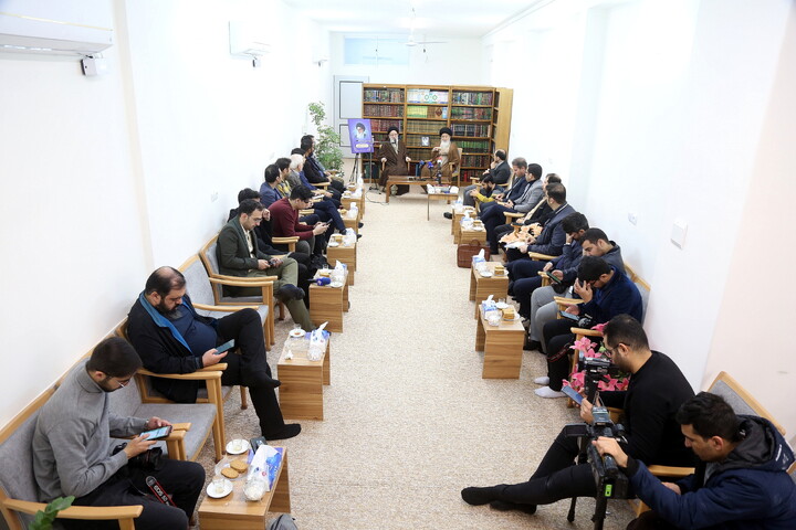 تصاویر/ نشست خبری بزرگداشت مرحوم آیت‌الله‌العظمی گلپایگانی(ره)