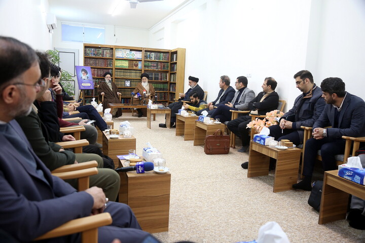 تصاویر/ نشست خبری بزرگداشت مرحوم آیت‌الله‌العظمی گلپایگانی(ره)