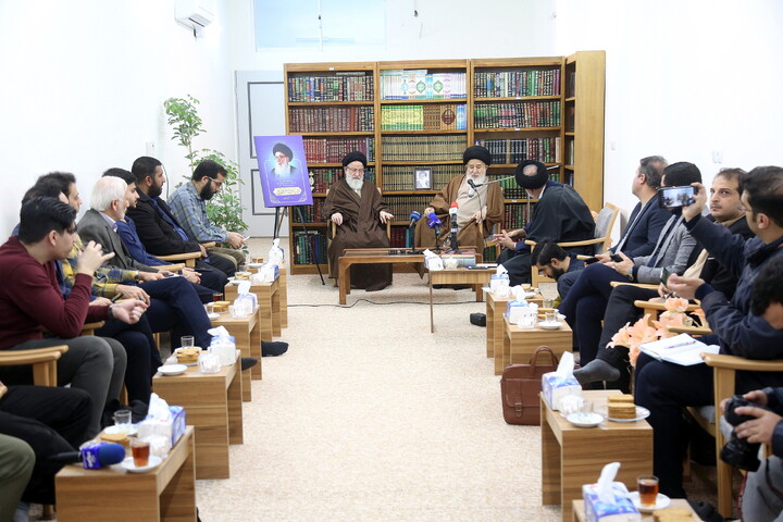 تصاویر/ نشست خبری بزرگداشت مرحوم آیت‌الله‌العظمی گلپایگانی(ره)