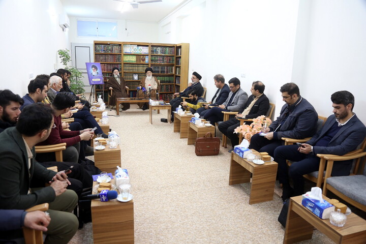 تصاویر/ نشست خبری بزرگداشت مرحوم آیت‌الله‌العظمی گلپایگانی(ره)