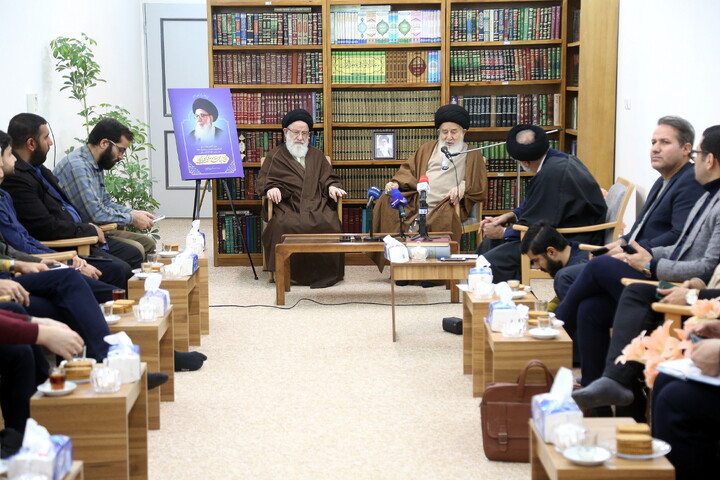 تصاویر/ نشست خبری بزرگداشت مرحوم آیت‌الله‌العظمی گلپایگانی(ره)