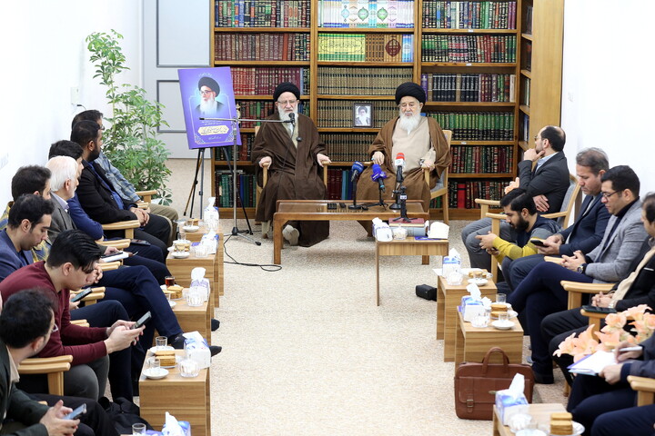 تصاویر/ نشست خبری بزرگداشت مرحوم آیت‌الله‌العظمی گلپایگانی(ره)