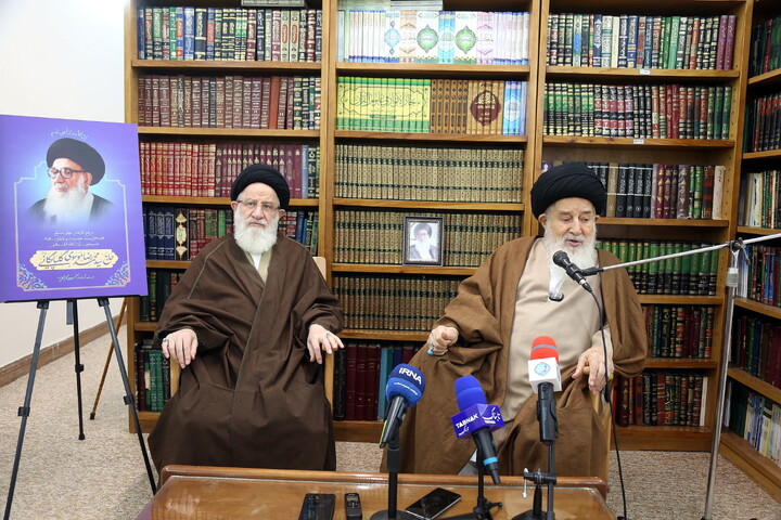 تصاویر/ نشست خبری بزرگداشت مرحوم آیت‌الله‌العظمی گلپایگانی(ره)