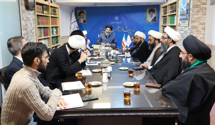 تصاویر/ جلسه شورای معاونین حوزه علمیه استان یزد