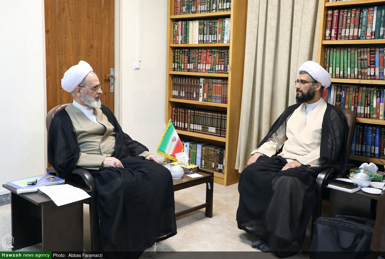 تصاویر/ دیدار مدیر حوزه علمیه استان گلستان با آیت الله اعرافی