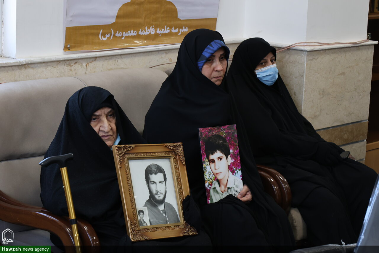 حضور آیت‌الله موسوی جزایری در مدرسه علمیه حضرت معصومه(س) اهواز