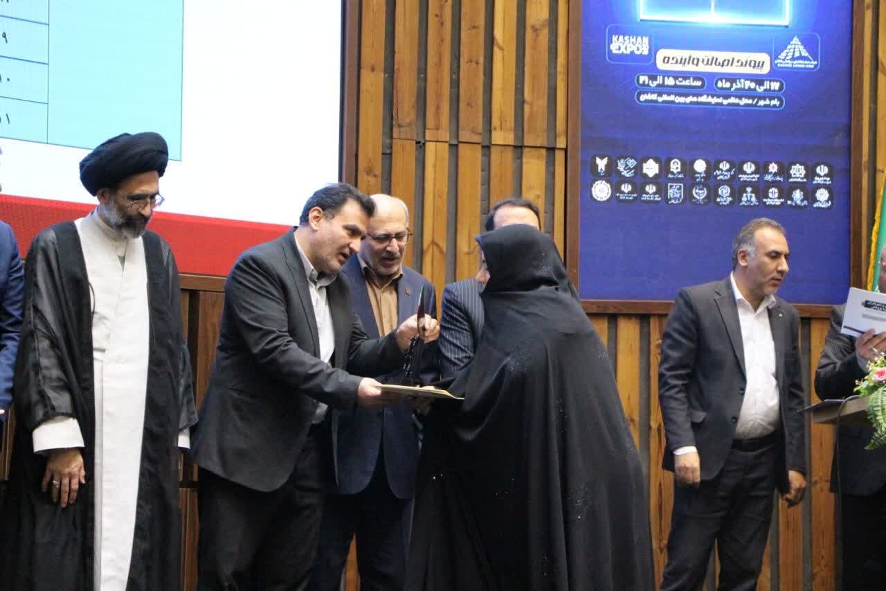 رئیس دانشگاه ملی مهارت دختران کاشان به عنوان پژوهشگر برتر تجلیل شد