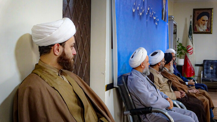 تصاویر/برگزاری جلسه شورای معاونین حوزه علمیه همدان با حضور آیت‌الله موسوی‌اصفهانی