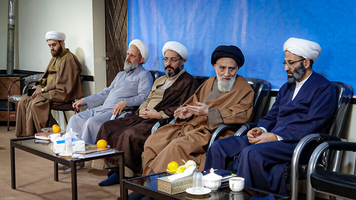 تصاویر/برگزاری جلسه شورای معاونین حوزه علمیه همدان با حضور آیت‌الله موسوی‌اصفهانی