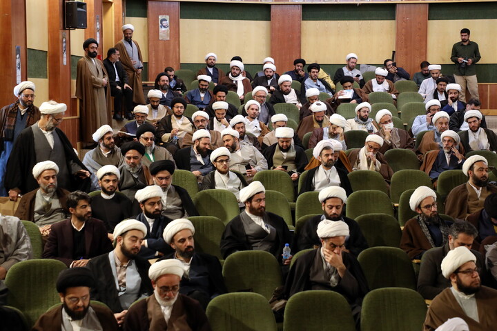 تصاویر/ اجلاسیه مدیران و معاونان پژوهش مدارس و مراکز حوزه علمیه قم