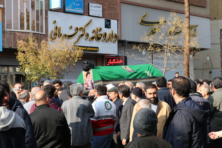 تصاویر/ مراسم تشییع پیکر آیت الله سید محمد شاهچراغی در سمنان