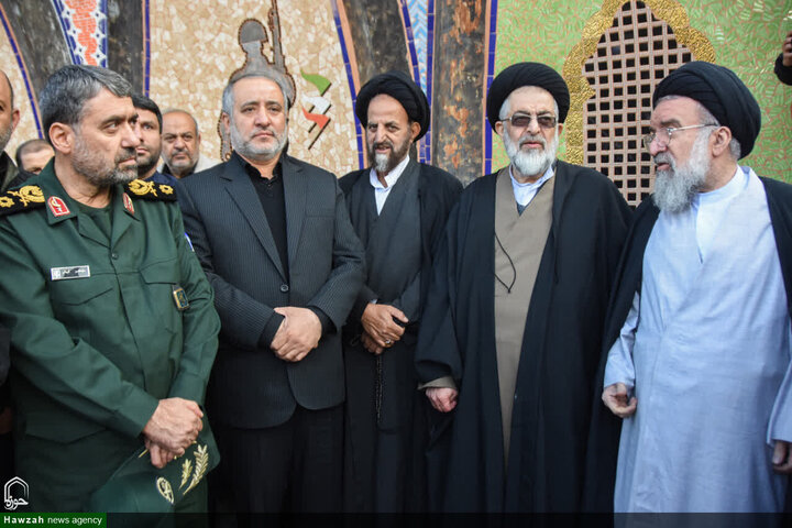 تشييع جثمان سماحة السيد محمد شاهجراغي في مدينة سمنان