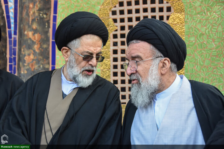 تشييع جثمان سماحة السيد محمد شاهجراغي في مدينة سمنان