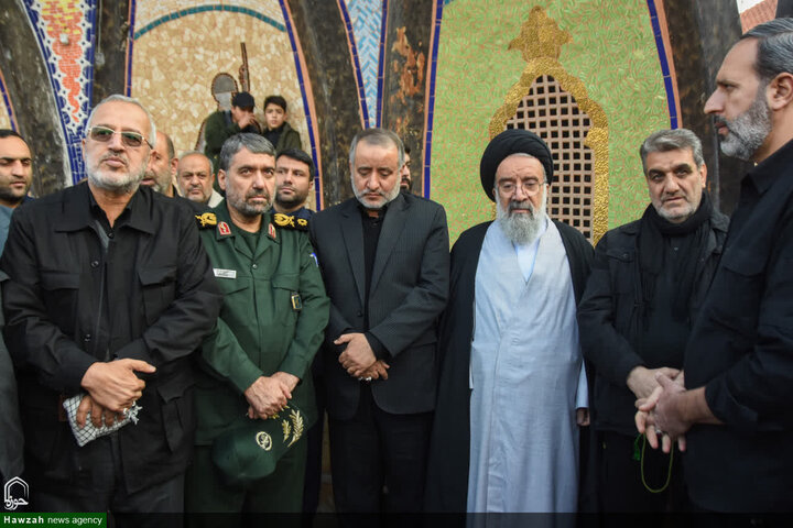 تشييع جثمان سماحة السيد محمد شاهجراغي في مدينة سمنان