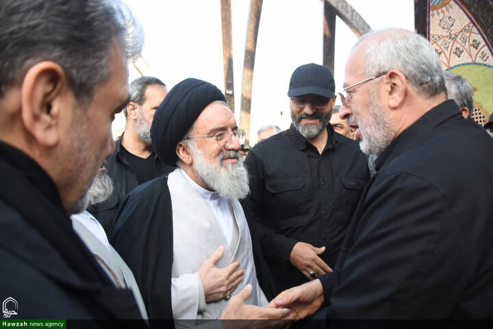 تشييع جثمان سماحة السيد محمد شاهجراغي في مدينة سمنان