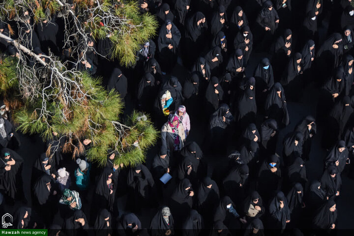 تشييع جثمان سماحة السيد محمد شاهجراغي في مدينة سمنان
