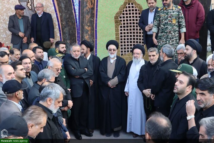 تشييع جثمان سماحة السيد محمد شاهجراغي في مدينة سمنان