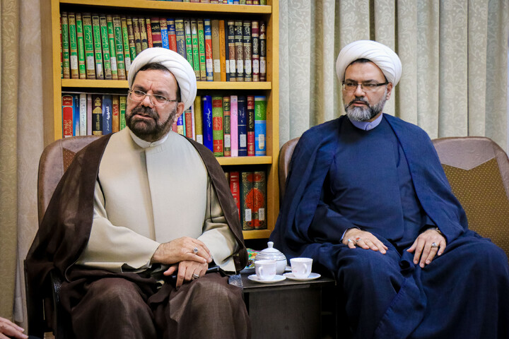 تصاویر/ دیدار رئیس و معاونین دانشگاه فرهنگیان با آیت الله اعرافی
