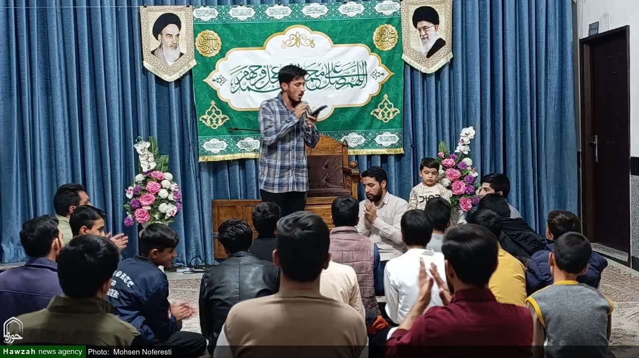 تصاویر| مراسم هیئت هفتگی هیئت انصار المهدی قاین با حضور طلاب و روحانیون