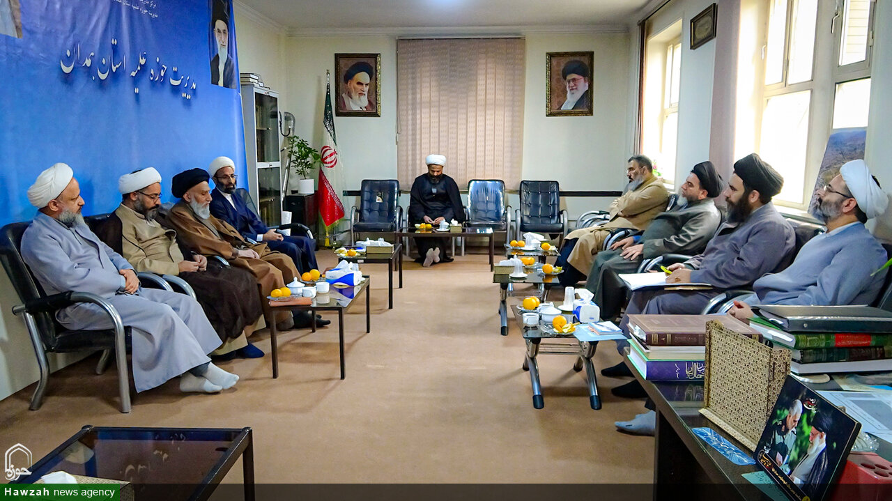 تصاویر/جلسه شورای معاونین حوزه علمیه همدان