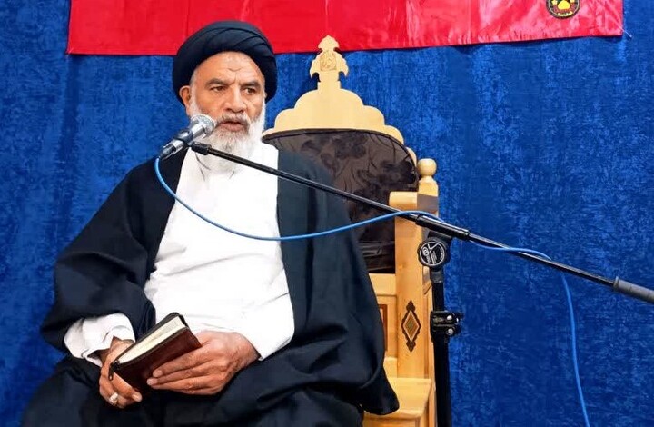 درس اخلاق طلاب در مدرسه علمیه خرمشهر