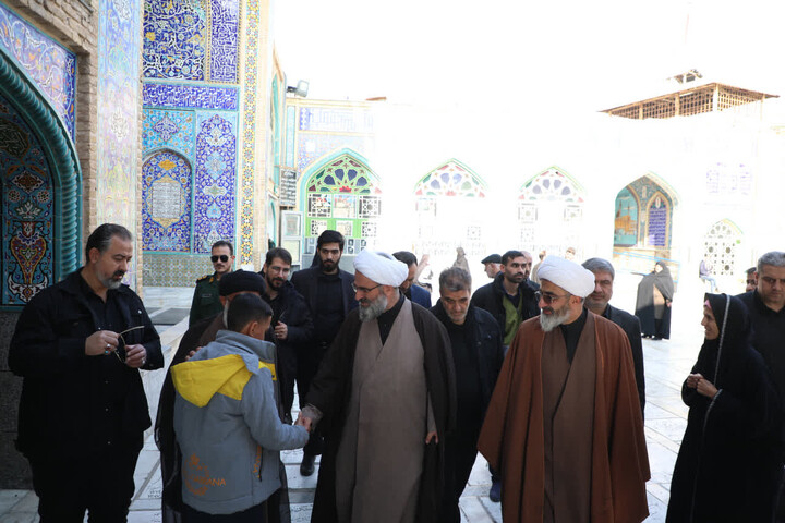 تصاویر/ وداع مسئولان استان سمنان با آیت الله شاهچراغی