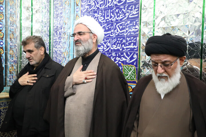 تصاویر/ وداع مسئولان استان سمنان با آیت الله شاهچراغی