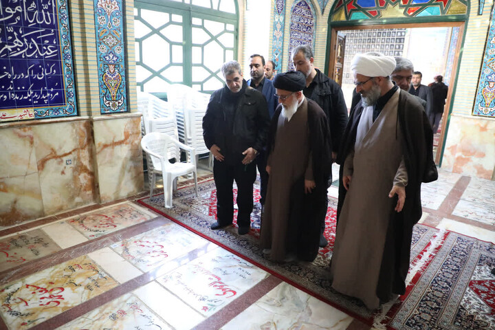 تصاویر/ وداع مسئولان استان سمنان با آیت الله شاهچراغی