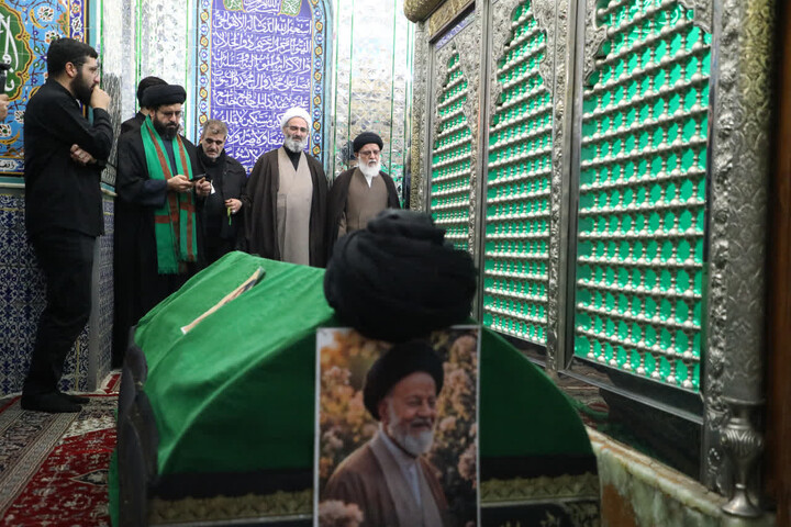 تصاویر/ وداع مسئولان استان سمنان با آیت الله شاهچراغی