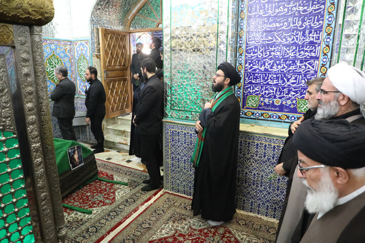 تصاویر/ وداع مسئولان استان سمنان با آیت الله شاهچراغی