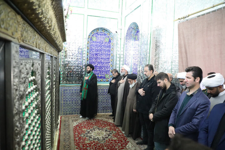 تصاویر/ وداع مسئولان استان سمنان با آیت الله شاهچراغی