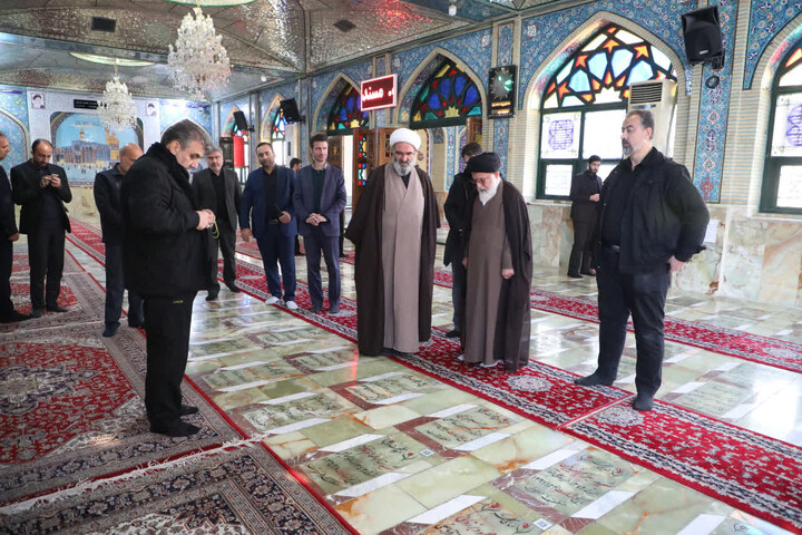 تصاویر/ وداع مسئولان استان سمنان با آیت الله شاهچراغی